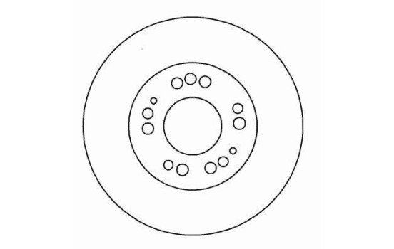Disque de frein 16208 ABS