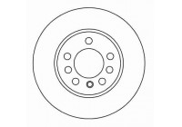 Disque de frein 16213 ABS
