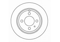Disque de frein 16221 ABS