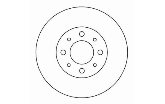 Disque de frein 16222 ABS