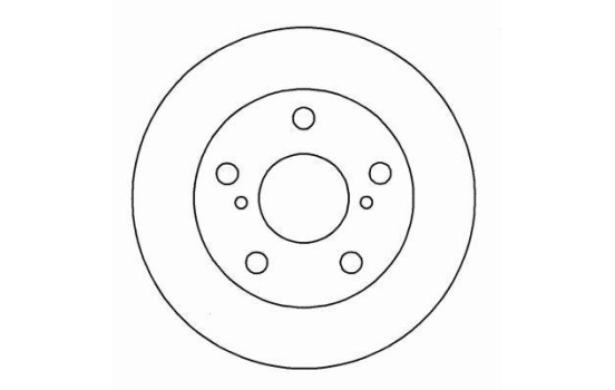 Disque de frein 16231 ABS