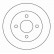 Disque de frein 16244 ABS