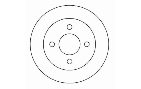 Disque de frein 16244 ABS
