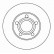 Disque de frein 16248 ABS