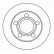 Disque de frein 16249 ABS