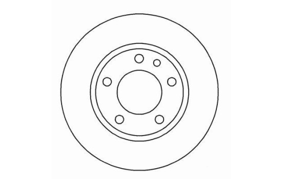 Disque de frein 16251 ABS