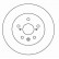 Disque de frein 16277 ABS