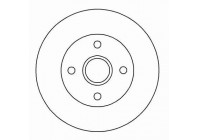 Disque de frein 16286 ABS