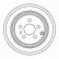 Disque de frein 16289 ABS