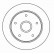 Disque de frein 16296 ABS