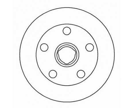 Disque de frein 16329 ABS