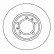 Disque de frein 16331 ABS