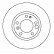 Disque de frein 16333 ABS