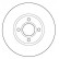 Disque de frein 16371 ABS