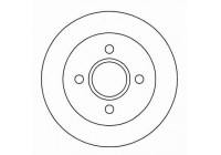 Disque de frein 16375 ABS