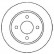 Disque de frein 16412 ABS