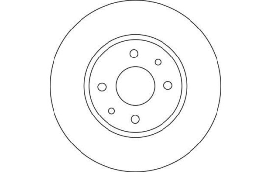 Disque de frein 16422 ABS