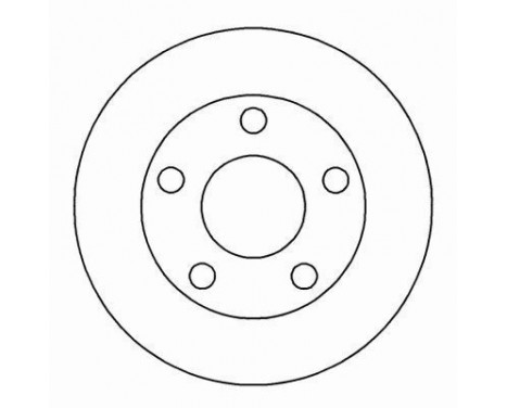 Disque de frein 16442 ABS