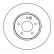 Disque de frein 16449 ABS