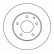Disque de frein 16456 ABS