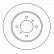 Disque de frein 16473 ABS