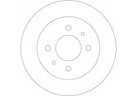 Disque de frein 16476 ABS