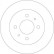Disque de frein 16476 ABS