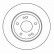 Disque de frein 16480 ABS