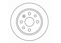 Disque de frein 16488 ABS