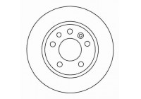 Disque de frein 16489 ABS