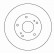 Disque de frein 16494 ABS