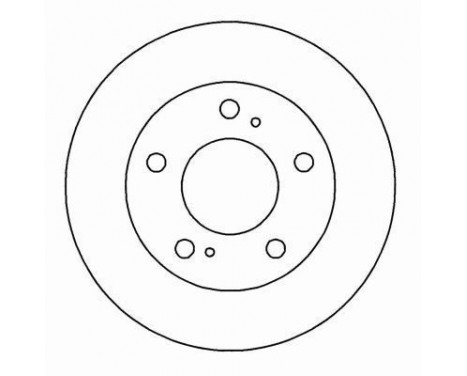 Disque de frein 16496 ABS