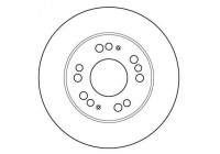 Disque de frein 16501 ABS
