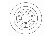 Disque de frein 16523 ABS
