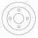 Disque de frein 16529 ABS