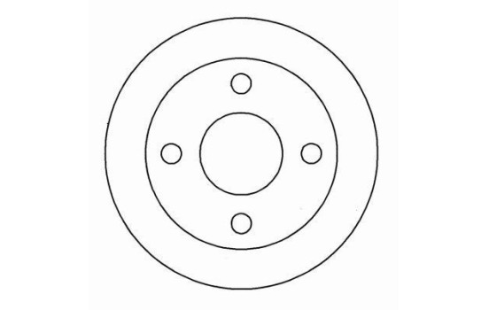 Disque de frein 16529 ABS