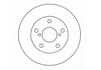 Disque de frein 16548 ABS