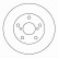 Disque de frein 16548 ABS