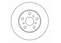 Disque de frein 16550 ABS