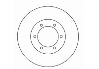 Disque de frein 16553 ABS