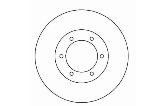 Disque de frein 16553 ABS