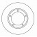 Disque de frein 16562 ABS