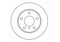Disque de frein 16567 ABS