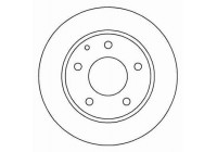 Disque de frein 16575 ABS