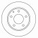 Disque de frein 16575 ABS