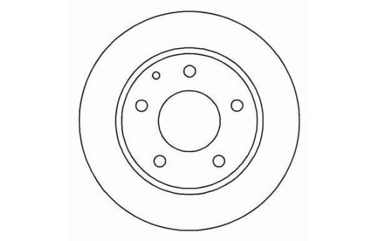Disque de frein 16575 ABS