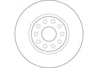 Disque de frein 16581 ABS