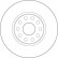 Disque de frein 16581 ABS