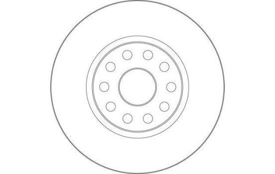 Disque de frein 16581 ABS