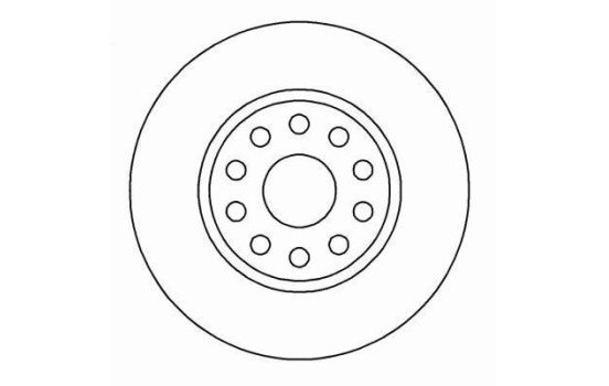 Disque de frein 16582 ABS